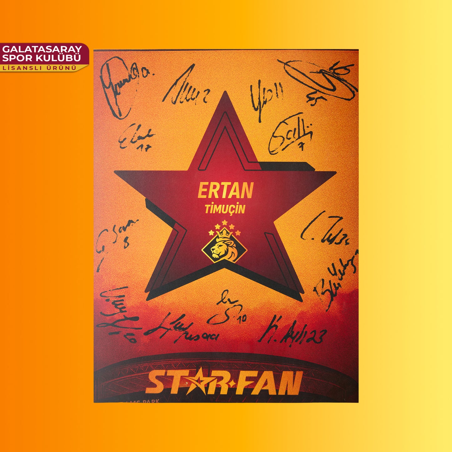 StarFan Takım İmzalı Çerçeveli Poster