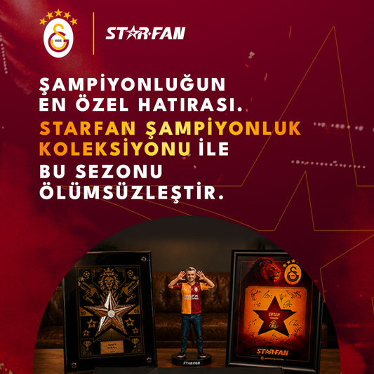 StarFan Championship Collection (Wall-Mounted VIP Plaque, 15 cm Avatar, Framed Poster)