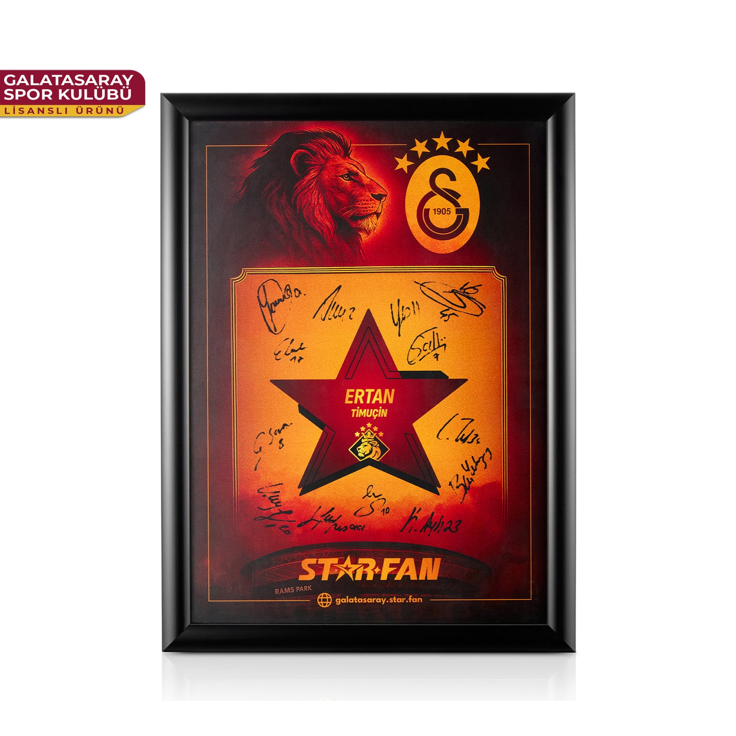 StarFan Takım İmzalı Çerçeveli Poster