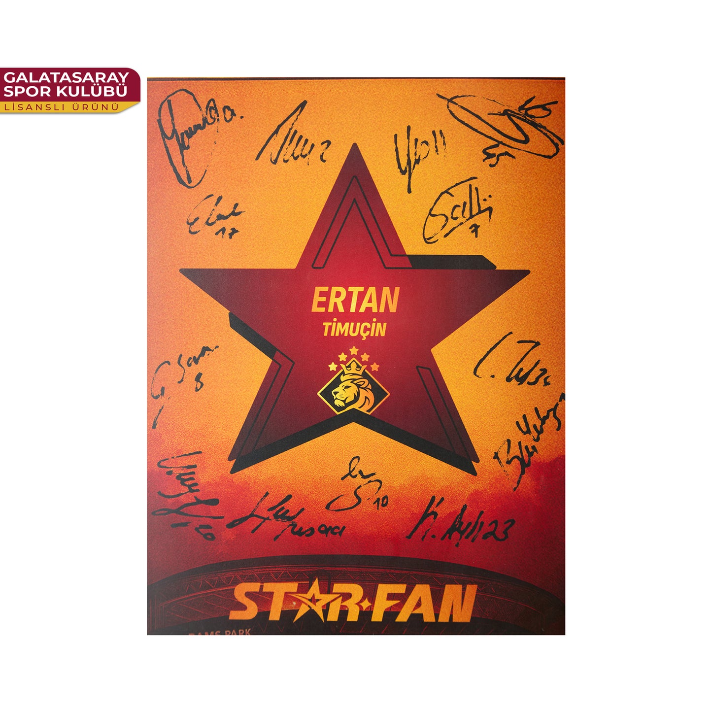 StarFan Takım İmzalı Çerçeveli Poster