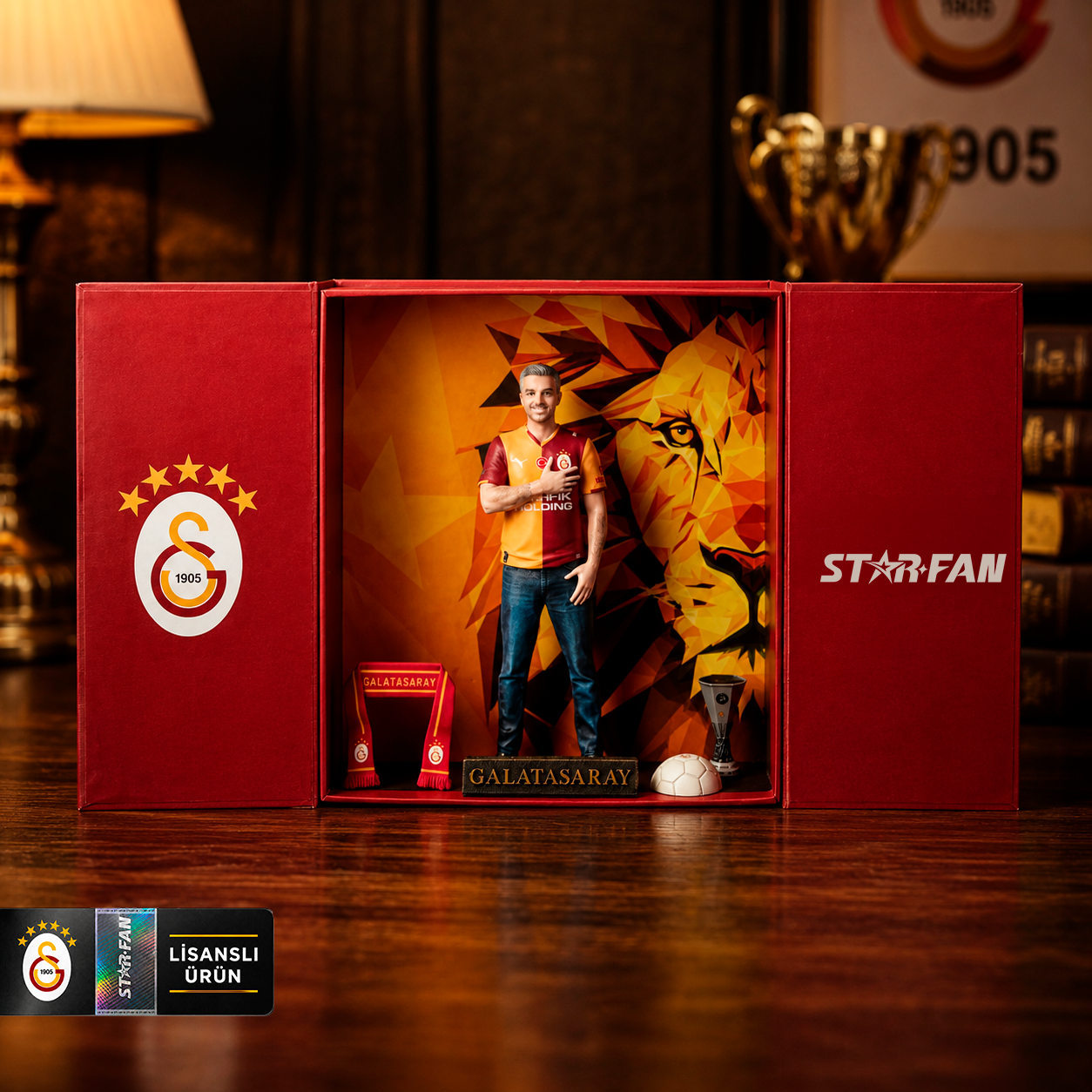 StarFan Şampiyonluk Koleksiyonu (Duvar Tipi Vip Plaket, Avatar 15cm, Çerçeveli Poster)