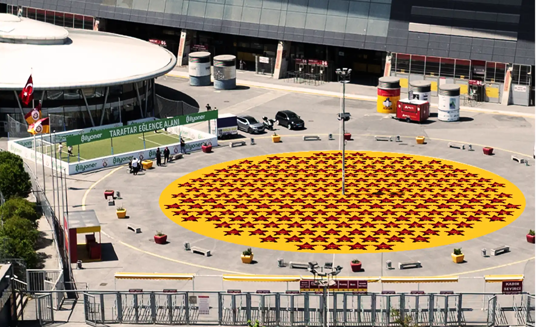 RAMS Park dış alan StarFan yıldızları